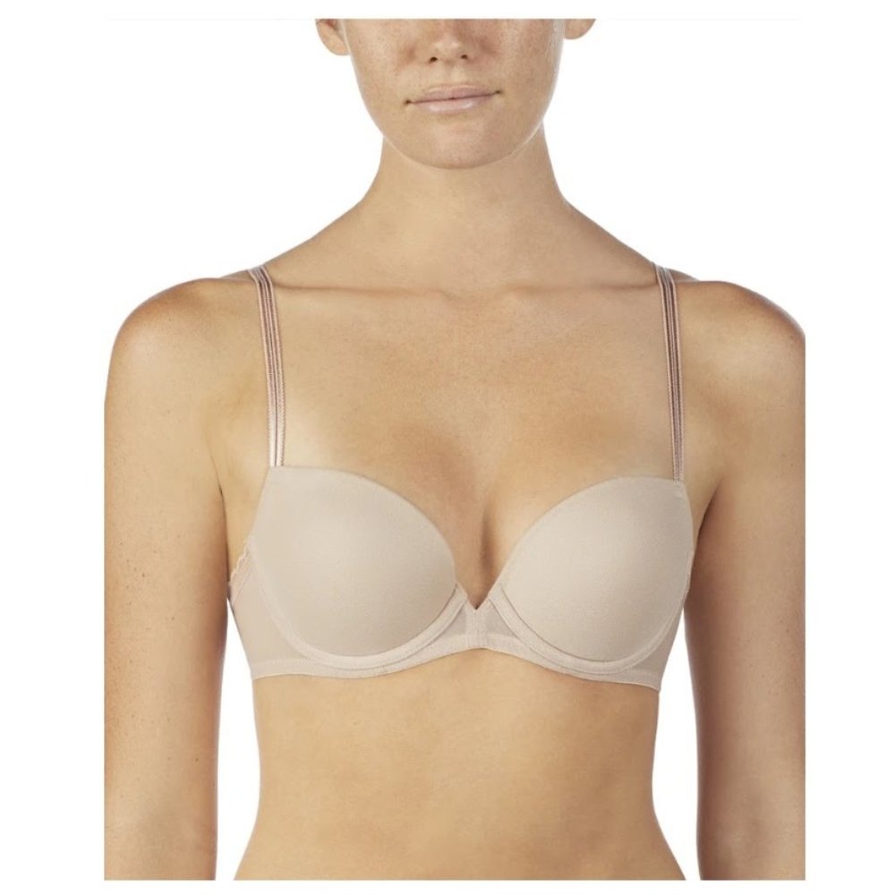 Champagne Next to Nothing Demi Plunge Bra